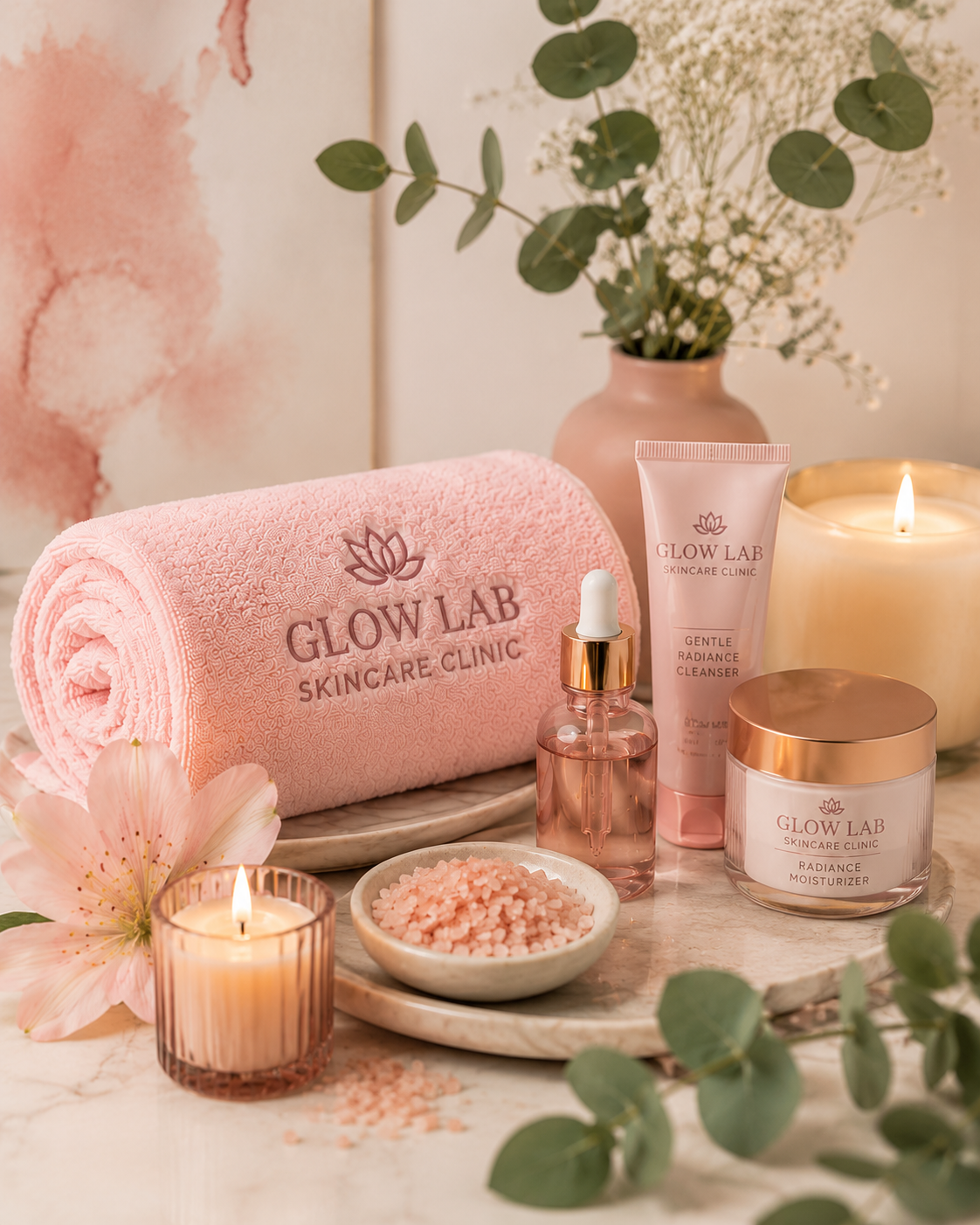 Glow Lab Skincare Clinic premium skincare and wellness products